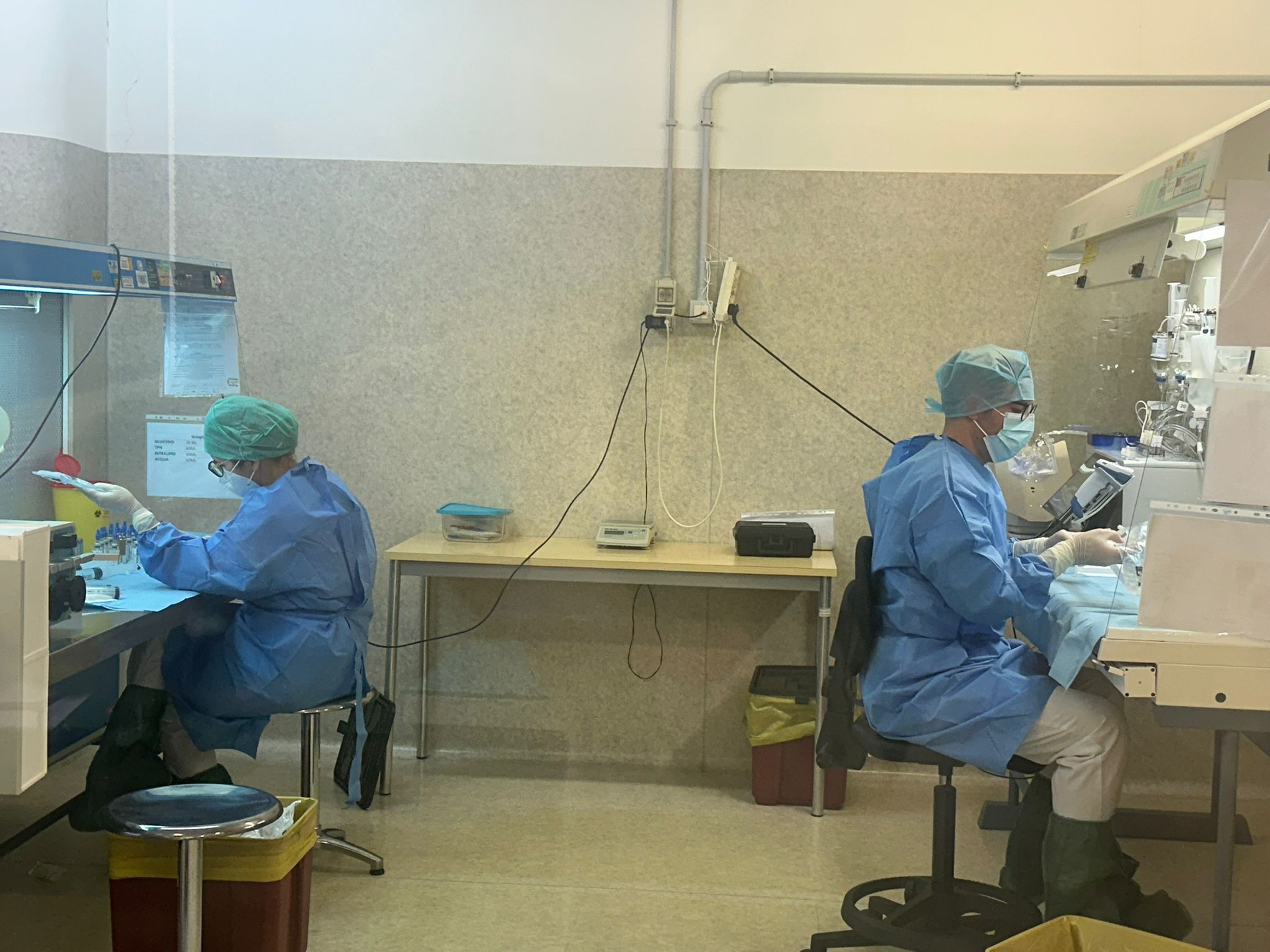 Laboratorio Nutrizione Parenterale AOU Sassari